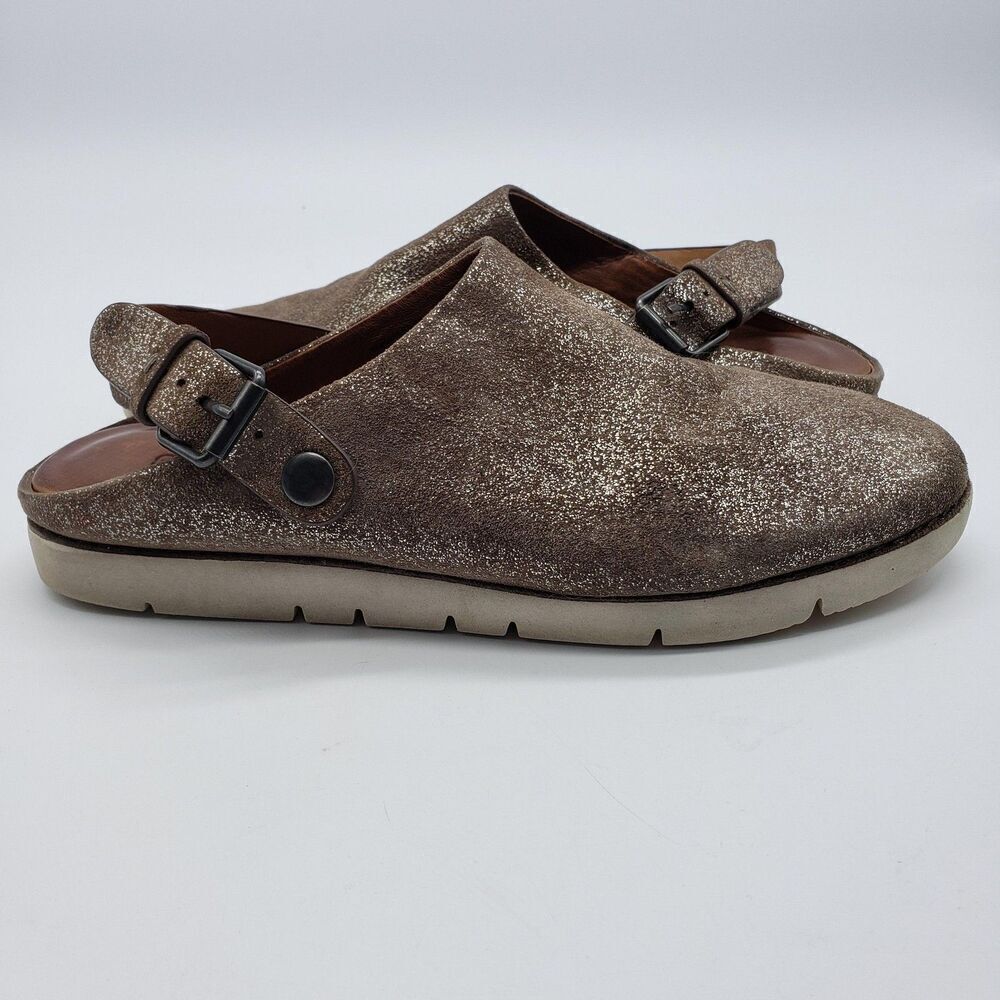 Gentle Souls Kenneth Cole Shoe Women US 9.5 Metallic Brown ESTHER Mule Slingback